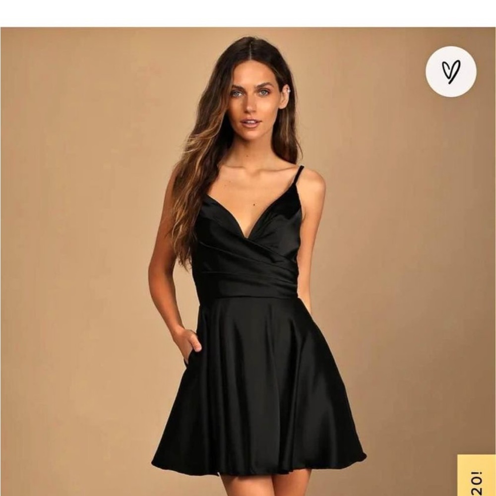 Lulus Black Mini Dress Size 4
